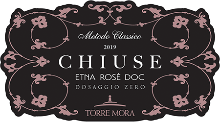 Etichetta del vino Etna Chiuse Rosé Dosaggio Zero 2019