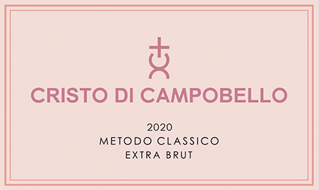Etichetta del vino Sicilia Nero d’Avola Rosato Extra Brut 2020
