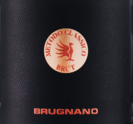 Etichetta del vino Brut