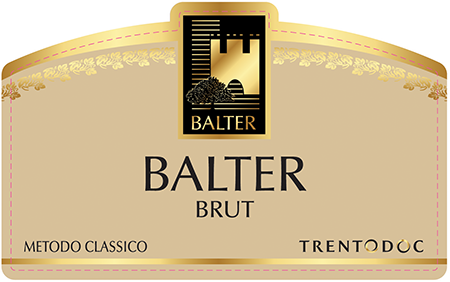 Etichetta del vino Trento Brut