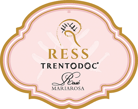 Etichetta del vino Trento Mariarosa Rosé Brut