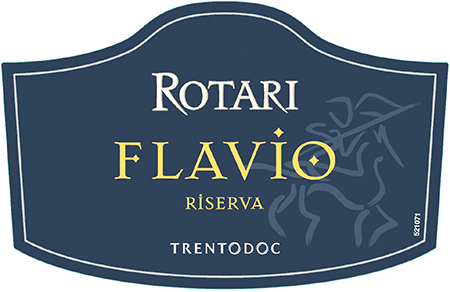 Etichetta del vino Trento Riserva Flavio Brut 2017