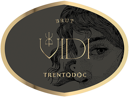 Etichetta del vino Trento Brut 2016