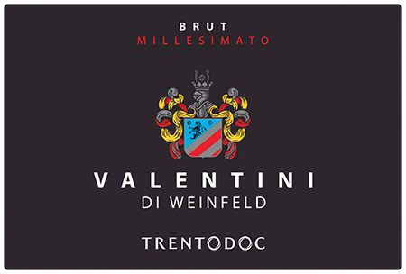 Etichetta del vino Trento Brut 2020