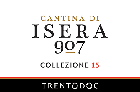 Etichetta del vino Trento 907 Collezione 15 Brut