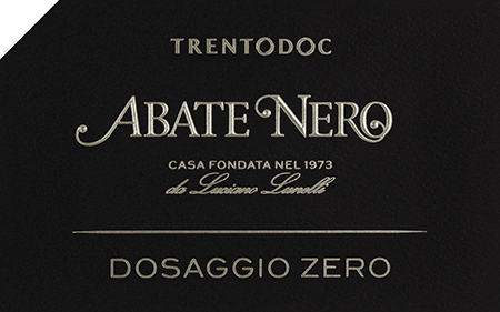 Etichetta del vino Trento Dosaggio Zero