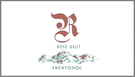 Etichetta del vino Trento R Rosé Brut