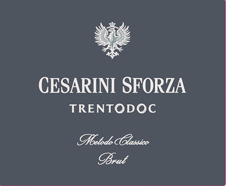 Etichetta del vino Trento Brut