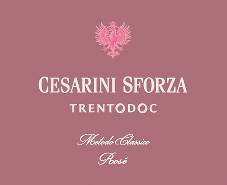 Etichetta del vino Trento Rosé Brut