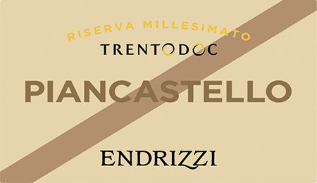 Etichetta del vino Trento Riserva Piancastello Brut 2019