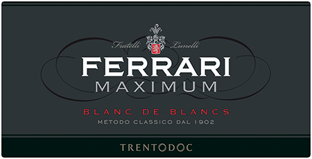 Etichetta del vino Trento Maximum Blanc de Blancs Brut