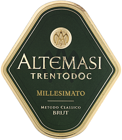 Etichetta del vino Trento Brut 2021