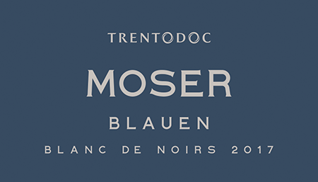 Etichetta del vino Trento Blanc de Noirs Blauen Extra Brut 2017
