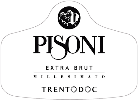 Etichetta del vino Trento Extra Brut 2020