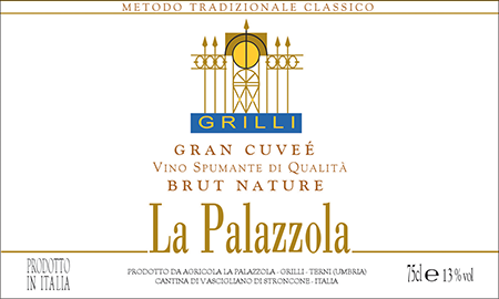 Etichetta del vino Gran Cuvée Brut Nature 2019
