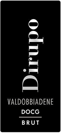 Etichetta del vino Valdobbiadene Dirupo Brut 2024