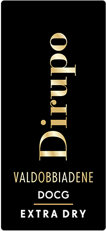 Etichetta del vino Valdobbiadene Dirupo Extra Dry 2024