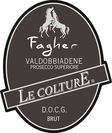 Etichetta del vino Valdobbiadene Prosecco Superiore Fagher Brut