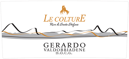 Etichetta del vino Valdobbiadene Rive di Santo Stefano Gerardo Extra Brut 2023