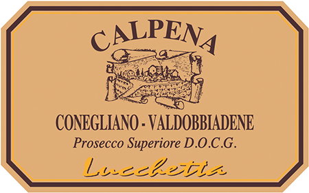 Etichetta del vino Conegliano Valdobbiadene Prosecco Superiore Calpena Extra Dry