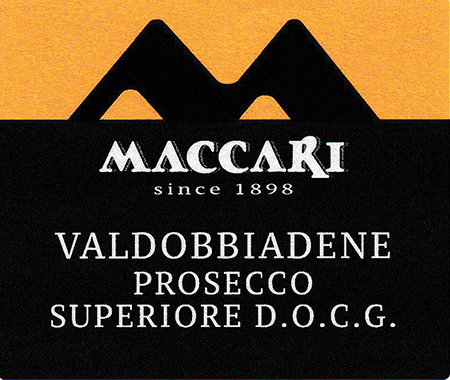 Etichetta del vino Valdobbiadene Prosecco Superiore Extra Dry