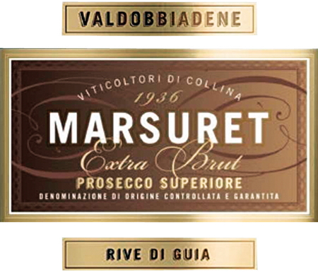 Etichetta del vino Valdobbiadene Prosecco Superiore Rive di Guia Extra Brut 2024