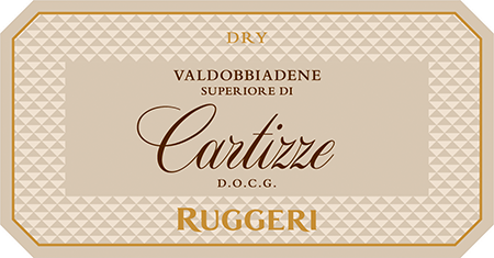 Etichetta del vino Valdobbiadene Superiore di Cartizze Dry