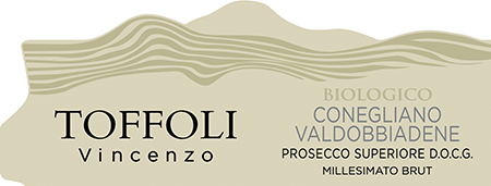 Etichetta del vino Conegliano Valdobbiadene Prosecco Superiore Biologico Brut 2023