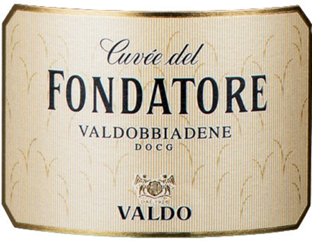 Etichetta del vino Valdobbiadene Cuvée del Fondatore Brut 2022
