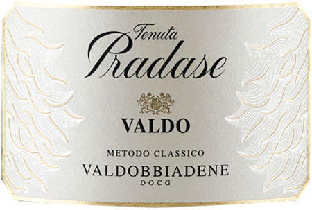 Etichetta del vino Valdobbiadene Tenuta Pradase Brut 2021