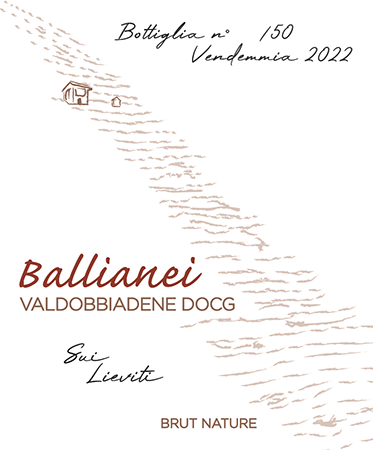 Etichetta del vino Valdobbiadene Superiore di Cartizze Arzanà Dry