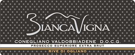 Etichetta del vino Conegliano Valdobbiadene Prosecco Superiore Rive di Ogliano Extra Brut 2023