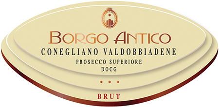 Etichetta del vino Conegliano Valdobbiadene Prosecco Superiore Brut 2023