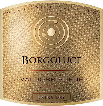 Etichetta del vino Valdobbiadene Rive di Collalto Extra Dry 2024