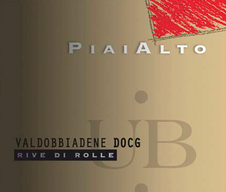 Etichetta del vino Valdobbiadene Rive di Rolle Piai Alto Extra Brut 2021