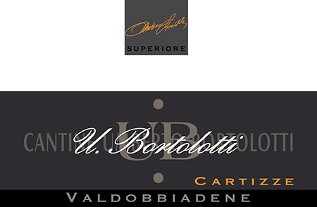 Etichetta del vino Valdobbiadene Superiore di Cartizze Dry