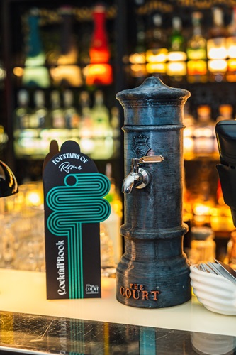 Roma e le sue 2000 fontane. Ecco la nuova drink list del The Court