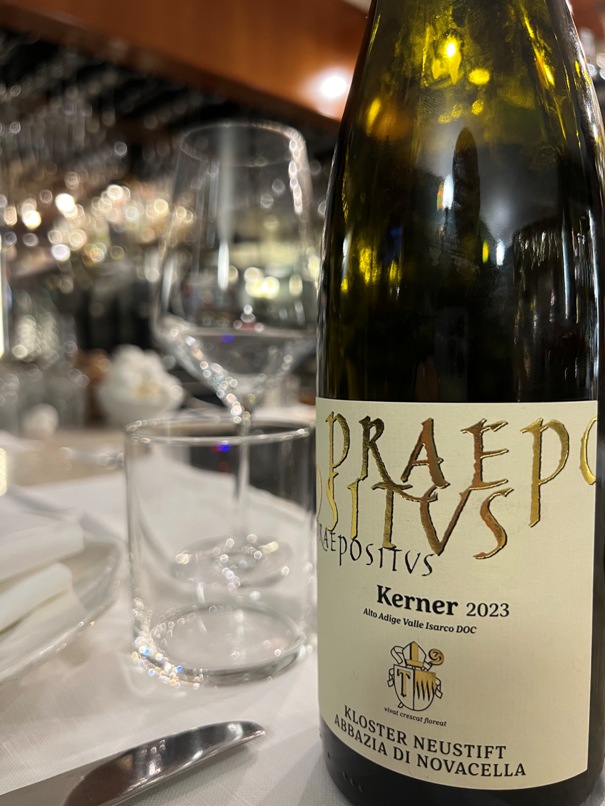 Il Kerner di Abbazia di Novacella in verticale