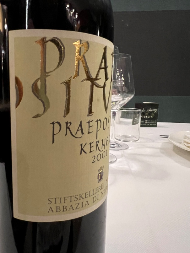 Il Kerner di Abbazia di Novacella in verticale