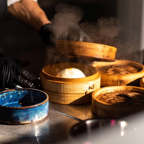 A Roma, nel quartiere Prati, per il rito del dim sum