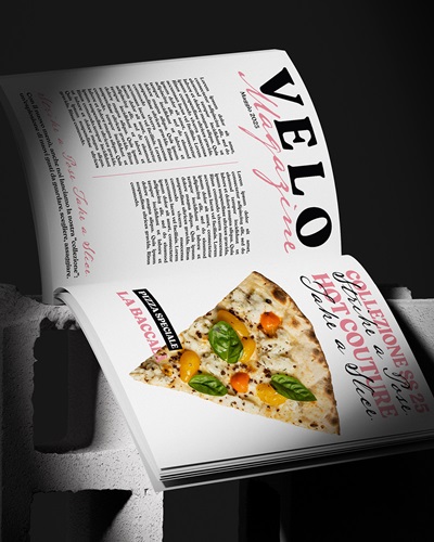 Nell’agro pontino la pizza si lascia ispirare dall’alta moda!