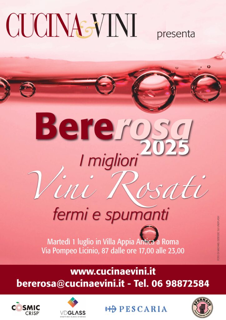 Bererosa 2025 – Oltre 130 etichette in degustazione e un’area food pensata per le famiglie!