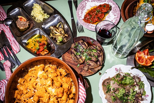 La cucina etica del resort agricolo nella campagna reatina