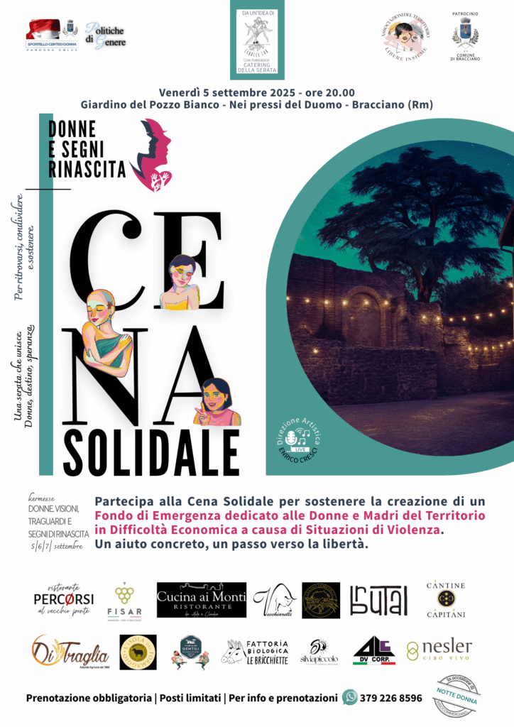 A Bracciano un evento al femminile tra gusto, arte e solidariet&agrave;