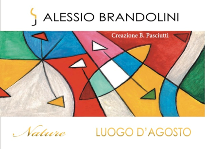 Etichetta del vino Oltrepò Pavese Metodo Classico Pinot Nero Luogo d’Agosto Extra Brut