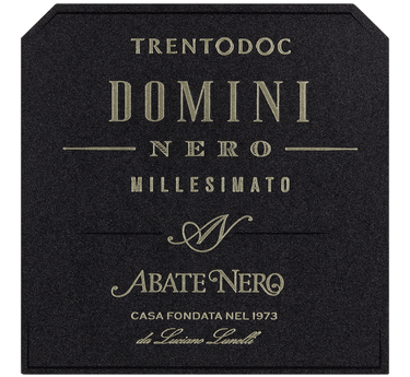 Etichetta del vino Trento Domini Nero Brut 2019