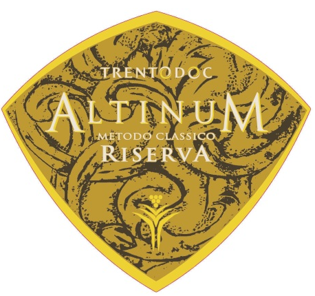 Etichetta del vino Trento Riserva Altinum Pas Dosé 2017