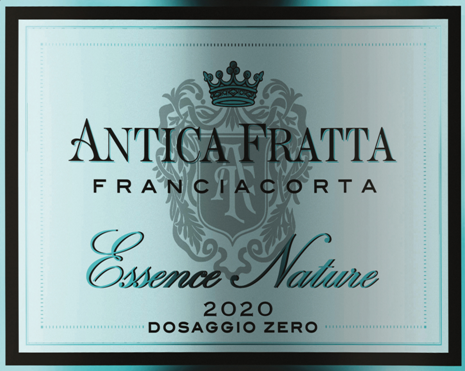 Etichetta del vino Franciacorta Essence Nature Dosaggio Zero 2020