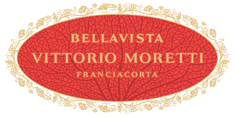 Etichetta del vino Franciacorta Riserva Vittorio Moretti Dosaggio Zero 2018