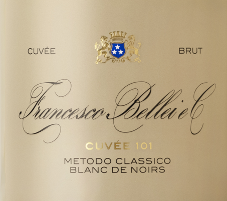 Etichetta del vino Blanc de Noirs Cuvée 101 Brut
